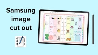 Samsung image cut out feature  Penly app tutorial [upl. by Decca296]