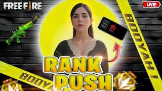 NEW BR SEASON  FREE FIRE LIVE RANK PUSH WITH Div yt❤️‍🔥 Ffgirl divyt girllive garenafreefire [upl. by Silvie]