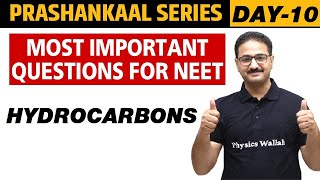 HYDROCARBONS  Most Important Questions For NEET  Prashankaal Series [upl. by Tybalt]