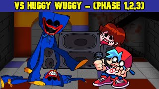 FNF  Vs Huggy Wuggy Phase 123  ModsHard  FANMADE [upl. by Xylina269]