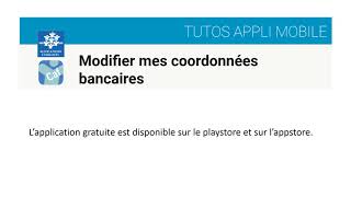 Appli CafMon compte  Modifier son relevé didentité bancaire rib [upl. by Jesse]