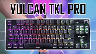 Glorious low profile  Roccat Vulcan TKL Pro white Unboxing and review [upl. by Arratal]