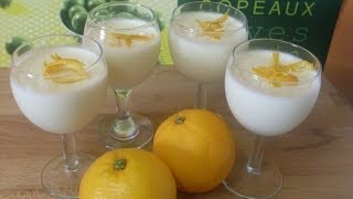 Recettes crèmes à lorange sans oeufs facile  Verrine à lorange [upl. by Anabel]