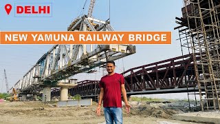 New Yamuana Rail Bridge in Delhi  How many Bridges in Delhi in Yamuna River  Papa Construction [upl. by Julian871]