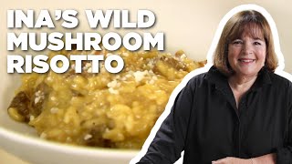 Ina Gartens Wild Mushroom Risotto  Barefoot Contessa  Food Network [upl. by Buote295]