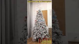 Exclusive Discounts on PVC Artificial Snow Christmas Trees rmsdealz shorts viral amazon ad [upl. by Assenat]