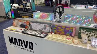 CES 2024  Marvo keyboards [upl. by Kolivas]