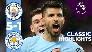 AGUERO SCORES 4  Sergio demolished Leicester February 10th 2018  Classic Extended Highlights [upl. by Francoise911]