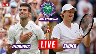 Djokovic vs Sinner Live Streaming  Wimbledon 2022  Novak Djokovic vs Jannik Sinner Live Tennis [upl. by Ekusuy]