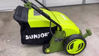 Sun Joe AJ801E 12 Amp 13 Inch Electric Dethatcher and Scarifier reivew [upl. by Ariella884]