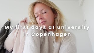 FIRST DAYS OF STUDYING IN COPENHAGEN  A NEW CHAPTER BEGINS [upl. by Ressler]