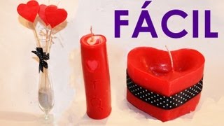 COMO HACER VELAS DECORATIVAS 3 Ideas fáciles y rápidas para hacer velas  Velas caseras aromáticas [upl. by Hayila858]