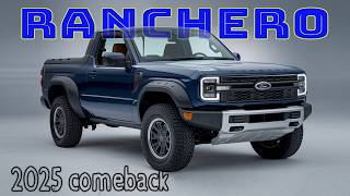 2025 Ford Ranchero Returns as a Subcompact Pickup Truck Priced Under 20k [upl. by Reisinger]