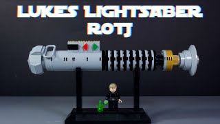 Playmations LEGO Lukes ROTJ Lightsaber MOC and Build Tutorial [upl. by Lewse]