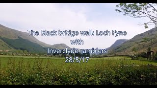 Black bridge walk loch fyne with Inverclyde ramblers [upl. by Ailimac914]