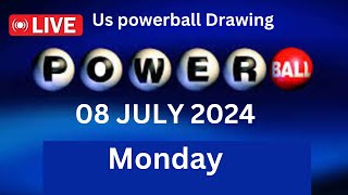 Powerball drawing live Results 08 July 2024  powerball drawing live today [upl. by Allicirp]