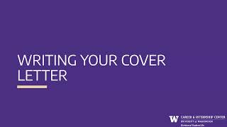 How to Write a Cover Letter [upl. by Nylatsyrc]