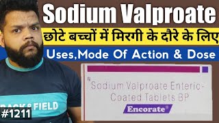 Sodium Valproate UsesMode Of Action PrecautionsDose In Hindi  sodium valproate in hindi [upl. by Suivatnad]