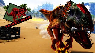 ARK PRIMAL FEAR 28  Botaram a INDOMINUS REX para CORRER kkkkkkkkk [upl. by Nohs]