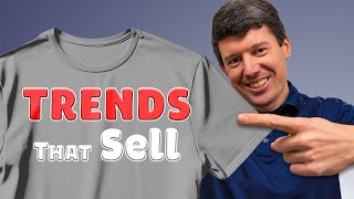 How To Spot TShirt Design Trends That SELL 2024 [upl. by Maharba]