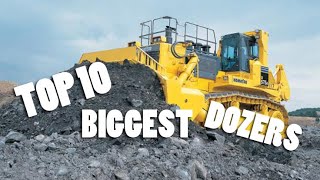 Top 10 Biggest and Most Powerful Bulldozers in the World in 2023 [upl. by Aleahs]