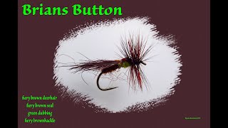 FLY TYING BRIANS BUTTON SEDGE PATTERN WITH RYAN HOUSTON [upl. by Kjersti]