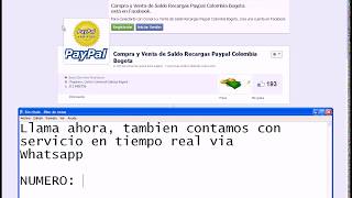 PAYPAL SALDOS RECARGAS COMPRA VENTA EN COLOMBIA BOGOTA [upl. by Aislehc519]