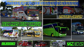 Traffic Premium Icikiwir Jasum  Beda Maps Beda Traffic  Bussid V432 [upl. by Akcir]