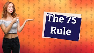 What is the 75 rule in chess [upl. by Dwane]