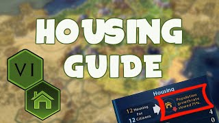 Civ 6 Housing Tutorial  How Housing Works Impacts City Growth and How to Get More Housing Fast [upl. by Nalat734]