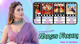 Nargis Fakhri  Filmography  Year amp Verdict [upl. by Norling]