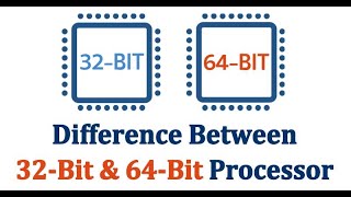 What is x86 amp x64 Difference Convert 32 Bit to 64 Bit Computer [upl. by Ayerim]