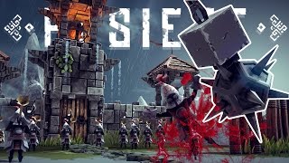 Besiege Best Creations  Roller Coaster Wrecking Ball Big Daddy  Besiege Gameplay [upl. by Ybhsa831]