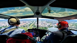 Enstrom Helicopter Participates in Washington DC Flyover [upl. by Narmi397]