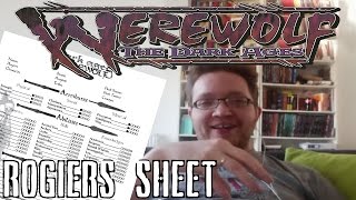 Werewolf The dark ages  Rogiers character sheet [upl. by Tasha228]