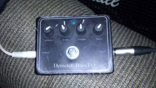 Demeter BEQPB BASS EQ Preamp Pedal [upl. by Pasadis]