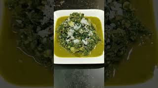 Lasooni palak  लसुणी पालक  Dhaba style lasooni palak recipe in Marathi  full recipe on channel [upl. by Uhn]