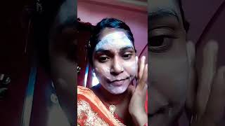 facial at home 💐👌youtubeshorts  facial  wine facial  short video 👍 [upl. by Ciro]