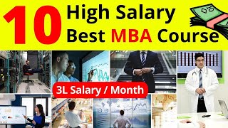 Top 10 High Salary MBA Course Details In Hindi  Best MBA Courses [upl. by Falconer317]