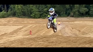 5222021 PW 50 Race Dade City MX FLORIDA MOTO 2 Yamaha Peewee 50cc [upl. by Inaluahek901]