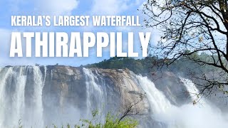 Athirappilly Waterfalls in Monsoon Exposed  Keralas Largest Waterfall  Bahubali Waterfall [upl. by Nylssej]