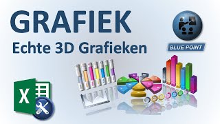 Excel Grafieken Echte 3D grafieken zelf leren maken [upl. by Horowitz]