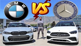 2024 Mercedes C Class vs 2024 BMW 3 Series Which Luxury Sedan Is Best [upl. by Irtimid]