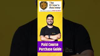 The Officers Academy App  Paid Course Purchase कैसे करें  The Officers Academy App Tutorial [upl. by Ajile]