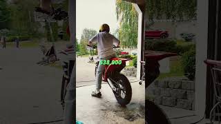 10k to 1 million dirt bike burnouts [upl. by Ollayos]