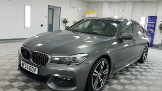 2018 68 BMW 730D M Sport In Space Grey With Oyster Leather For Sale in Cardiff [upl. by Dara]