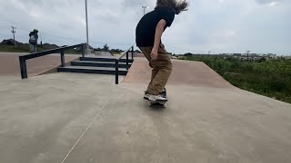 Skating at Chisholm trail skatepark skate montage [upl. by Parsaye56]