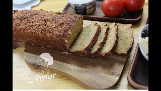 Brot backen ohne Mehl I Brot Rezept mit HaferflockenI [upl. by Clarisse]