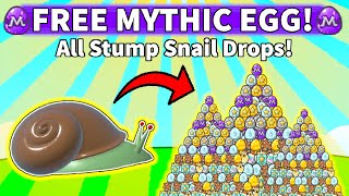 🐌Free Mythic Egg All Stump Snail Drops in Bee Swarm Simulator 2024 [upl. by Zeiger]