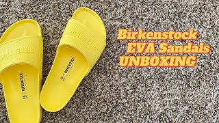 Unboxing of Birkenstock EVA Sandals [upl. by Ahsimal]